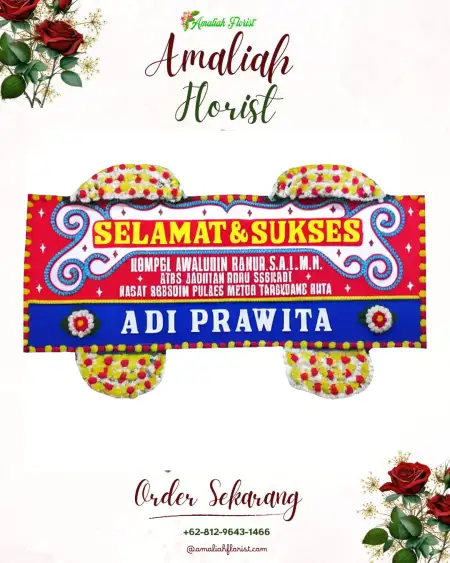 Papan Bunga Ucapan Selamat Hadiluwih